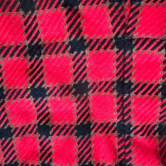 CARLISLE Women’s Plaid Red Wool Skirt Size 12 Christmas Holiday Festive Winter - Picture 5 of 5